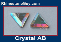 Czech Preciosa Triangle Crystal AB