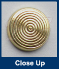 Hot Fix Ring Nailhead close up
