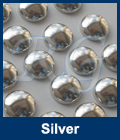 Hot fix nailhead Convex Silver