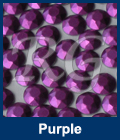 Purple Rhinestuds Hot Fix