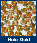 Hot Fix Spot Holographic Gold