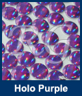 Hot Fix Spots Holographic  Purple