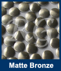 Hot Fix Spots Matte Bronze
