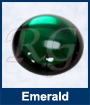 Emerald Glass Cabochon