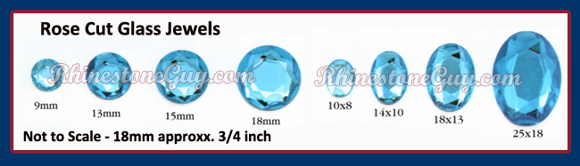 Rose Cut Round Jewels
