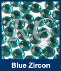 Blue Zircone Rhinestones