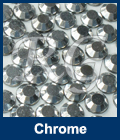 Silver Chrome Rhinestones