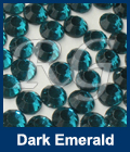 Dark Emerald Rhinestones