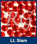 Light Siam Rhinestones