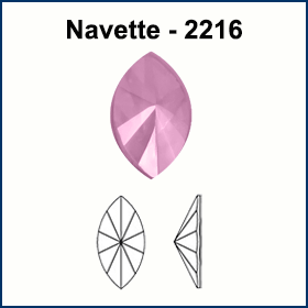 RG2216 Flat Back Navette