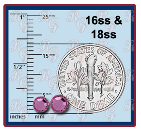 Rhinestone Size Chart Mm