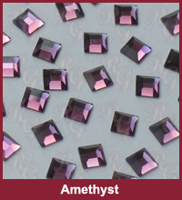 Swarovski 2400 Square Amethyst