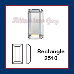 Swarovski Hot Fix Rectangle 2510