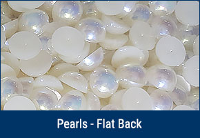 Rhinestone Guy Flat Back Pearls