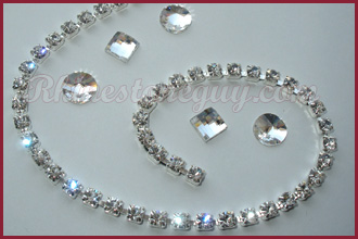 Crystal-Silver-Chain-Czech-Preciosa