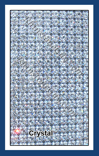 Rhinestone Trim, Mesh Crystal