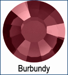 Burgundy Rhinestone