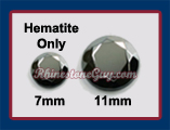 Rose Cut Jewels Hematite