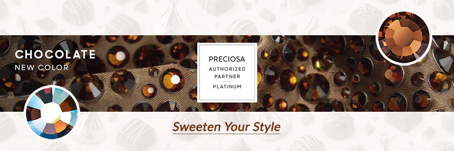 Preciosa Maxima Crystals Chocolate rhinestones from rhinestone guy