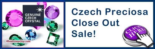 Czech Preciosa Rhinestone Sale