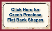 Czech Preciosa Flat Back Rhinestone Shapes