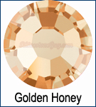 Czech Preciosa Golden Honey