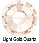 Czech Preciosa Light Gold Quartz
