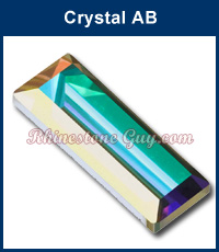 Czech Preciosa Baguette Crystal AB