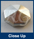 Hot Fix Mini Diamond Cut  Nailhead close up