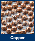 Copper Rhinestuds Hot Fix