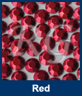 Red Rhinestuds Hot Fix