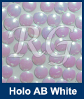 Hot Fix Spot Holographic White AB