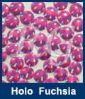 Hot Fix Spot Holographic Fuschia