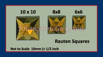 Rauten Square Jewels