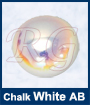 Chalk White AB Cabochon