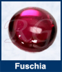 Fuschia Glass Cabochons