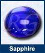 Sapphire Glass Cabochon