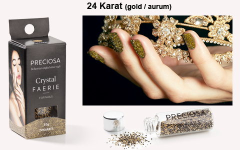 preciosa crystal faerie 24 karat gold