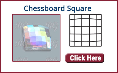 RG Premium Flat Back Chessboard Square