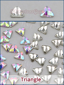 rg luxury premium triangle rhinestone shape