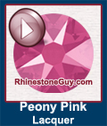 Swarovski Piioney Pink Lacquer