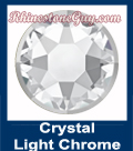 Swarovski Rimmed Rhinestone Crystal Light Chrome