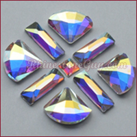 Swarovski Baguette with Fan and Pyramid