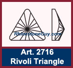 Swarovski 2716 Triangle Rivoli