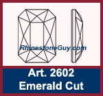 Swarovski 2602 Emerald Cut
