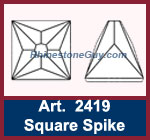 Swarovski Square Spike 2419