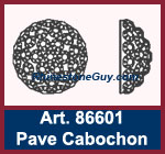 Swarovski pave caobchons 86601