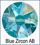 Blue Zircone AB Rhinestone