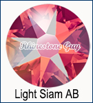 Light Siam AB Rhinestone