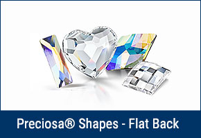 Preciosa Flat Back Rhinestone Shapes